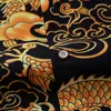 Autumn Spring Clothes Chinese Dragon Shirt Men Long Sleeves Blouse Big Size 6XL 7XL Print Hawaiian Beach Casual For Man 210626