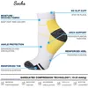 Breathable Compression Ankle Socks Anti-Fatigue Plantar Fasciitis Heel Spurs Pain Short Sock Running Sox slipper For Men Women Accessories