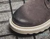 겨울 패션 캐주얼 남성 신발 Antiskid 고무 바닥 툴링 신발 스웨이드 따뜻한 면화 추가 블랙 블루 브라운 발목 부츠