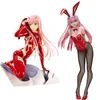 Anime Darling in de Fran Figuur Zero Two 02 B-stijl Freeing Bunny Ver PVC Action Figuur speelgoedspel Standbeeldcollectie Model Doll
