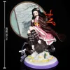 Anime Demon Slayer: Kimetsu no Yaiba Kamado Nezuko figura 28cm GK UP Art MINI PVC figura de acción juguete coleccionable modelo muñeca regalo H1105