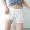 Kvinnors casual shorts sommar kort femme sexig spets svart vit mesh dubbel lager elastiska flickor höst kvinnor trosor