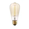 2021 Lâmpada de Lâmpada Edison Retro E27 110V 220V 40W ST64 A19 T10 T45 T185 FILAMENTO VINTAGE AMPOULE