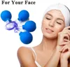 4pc glas ansiktskoppning set silikon vakuum sugmassage koppar professionella koppningar kinesiska terapi uppsättningar för ansikts kropp axel massager