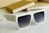 Svart kvadrat 40030 solglasögon nyanser grå gradient glasögon sunnies unisex mode solglasögon gafas de sol uv400 skydd eyewear med låda