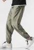 Nouveaux hommes printemps été patchwork pantalons décontractés rayé pantalons de survêtement en vrac joggeurs mode masculine pantalons vintage pantalons de course sport x0723