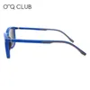 Moda Okulary Ramki O-Q Klubowe Okulary Dzieci Outdoors TR90 Silikon Spolaryzowany Myopia Optical Frame Light Round