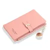 Wallets Luxury Leather Women Wallet Normal Size Ladies Small Clutch Money Coin Card Holders Zipper Purse Slim Female Cartera