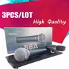 3pcs högkvalitativa beta58 !! Vocal handhållen dynamisk trådlös mikrofon beta58 super-kardioid mikrofon beta 58 en mikrofon