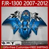 OEM Light Blue Fairings for Yamaha FJR-1300 FJR 1300 A CC FJR1300 07 08 09 10 11 12 Moto Body 108NO.60 FJR-1300A 2007 2008 2009 2010 2011 2012 FJR1300A 01-12 Zestaw nadwoziowy