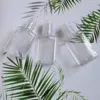 20 ml Mini Hand Sanitizer Pet Plastic Fles met Flip Top Cap vierkante vorm voor make-up lotion desinfecterende vloeistof