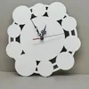 NOUVEAU!!! Horloge murale créative à Sublimation pour famille, horloge murale personnalisée avec impression de photos, DIY bricolage, EE