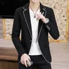White Man Clothes for Wedding Party 2 Stuk Roze Slim Fit Tuxedo Bruidegom Suits Stijlvolle Trends 2021 Mens Kleding Skinny Body Suits X0909