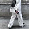Houzhou Korean Streetwear Białe Joggers Spodnie damskie Kobiety Baggy Harajuku Hippie Czarny Jogging Sportowy Spodnie Oversize Szeroki Spodnie Q0801