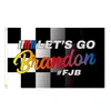 Lets Go Brandon Flags 150 * 90 cm Banner de jardín Poliéster con ojales de latón Suministros para fiestas EE XD24921