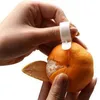 Kök Gadgets Matlagningsverktyg Peeler Parer Finger Typ Öppna Orange Device DH8866