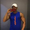 Neue Mode Sommer Gym Kleidung Mesh Bodybuilding Stringer Tank Top Männer Fitness Ärmelloses Hemd Muskel Weste Quick Dry Singuletts 210421