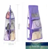 3 Layers Folding Shelf Bag 6 Pocket Foldable Hanging Bag Purse Handbag Organizer Door Sundry Pocket Hanger Storage Closet Hanger1 Factory price expert design