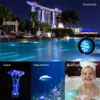 Led remote c-ontrol Lampada da parete candela subacquea acquario IP68 impermeabile 10 luci Home Deco piscina subacquea paesaggio vaso centro commerciale palcoscenico