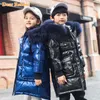 2021 Nuova moda invernale Piumino per i vestiti della ragazza del ragazzo Capispalla per bambini impermeabile Cappotto da neve per bambini parka abbigliamento tuta da neve H0909