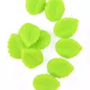 Perles de Silicone sans BPA dessin animé feuilles perle de dentition bricolage collier de dentition chaîne de sucette de qualité alimentaire accessoire de dentition pour bébé