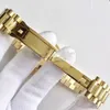 Orologio da uomo quadrante in oro 18 carati con intarsio di diamanti orologi meccanici automatici cinturino presidente fibbia pieghevole vende