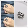 20 teile/los Vintage Punk Antike Silber Farbe Metall Band Ringe Für Männer Frauen Party Geschenke Schmuck Mix Stil Großhandel Masse verlost