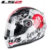 Casco moto integrale LS2 FF358 originale al 100% Alex barros Uomo Donna Racing capacetes cascos para moto ECE