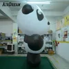 Preço de fábrica personalizado 3/4 / 6m altura inflável panda modelo gigante desenho animado balão para publicidade, evento