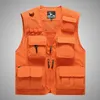 Sommarmulti-fickiga män Army Green Tactical Vest Outdoor Casual sportkläder ärmlös fiskejakt Male 5xl 6xl 7xl Men's 222d