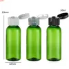 Contenitore cosmetico per lozione vuota, bottiglia con tappo superiore ribaltabile in plastica PET portatile ricaricabile da 30 x 50 ml