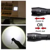 Ceholyd LED Flashlight Zoomable L2/V6防水狩猟サイクリングトーチ18650またはキャンプ用のAAAバッテリー10000LM J220713