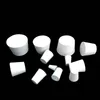 Lab Supplies Use 000# 8-12.5mm To NO.10 43-52mm White Rubber Stopper Sealing Plug For Flask Bottle Or Tube Laboratory Chemistry Equipment