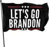 В наличии Let Po Go Go Go Brandon Flag Banner Flags Открытый Внутренний Украшение 90 * 150см Полиэстер DHL Fast Ship