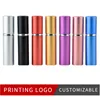 5ml Aluminiowa Butelka Perfumy Refillable z Atomizer Portable Puste Parfume Case Container Butelka rozpylacza RRA12029