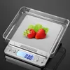 latest USB powered kitchen scale 500g 0.01g Stainless Steel Precision Jewelry Weighing balance Electronic Food Scale 210927