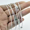 1mm blanc fil d'acier câble cordon corde chaîne tour de cou Bracelet 10 pcs/lot couleur mélangée bijoux bricolage résultats accessoires en gros Q0719