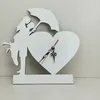 NOUVEAU!!! Horloge murale créative à Sublimation pour famille, horloge murale personnalisée avec impression de photos, DIY bricolage, EE