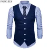 waistcoat vest met dubbele borsten