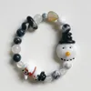 Lien chaîne cadeau de noël bracelets à la main cristal glaçure perlé chaîne 2022 Halloween Couple accessoires Egirl fête Fawn22