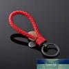 Muito barato PU Couro Bulk Keychain Keyring Preto Mulheres Auto Car Chaveiro Chaveiro Brelok Presentes Online Venda