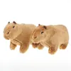 Simulação Animal Capybara Capybara Brinquedos Capybaras Capybaras Plushie Dolls Recheado Animais Macios Crianças Brinquedo Crianças Peluche Natal Presente 17cm LA307