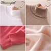 Cashmere Sweater Women Turtleneck Winter White 's Ladies Pullover Female s 211011