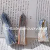 Kyanite Quartz Crystal Point Tower Wand Feng Shui Gift Natuurlijke gepolijst Healing Throat Chakra Metafysische edelsteen Vrede Meditatie Spirituele Wijsheid Obelisk