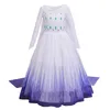 Flickans klänningar Girls Princess Dress for Kids Halloween Carnival Party Cosplay Costume Children Fancy Up Christmas Disguise