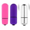 Mini Bullets Dildo Vibratorer Vagina Anal Massager Sexleksaker för kvinnlig klitoris stimulator
