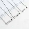 Mother039s Day Gift Mama Bear Animal Alphabet Good Friend Stainless Steel Necklace FSJB7300754
