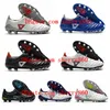 2021 Homens Sapatos de futebol Morelia Neo III Pro FG Cleaves Botas de Futebol Tamanho 39-45 Preto Branco