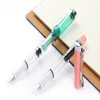 0.5MM Nib Specification Student Pens Test Can Be Used Rotating Piston Ink-absorbing Pen Metal Nib Plastic Shell In Many Colors XG0122