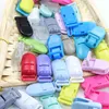 Bobo.Box 100pcs Baby Pacifier Clip Plasthållare Soother Multicolor Spädbarn Dummy Nippel 211106